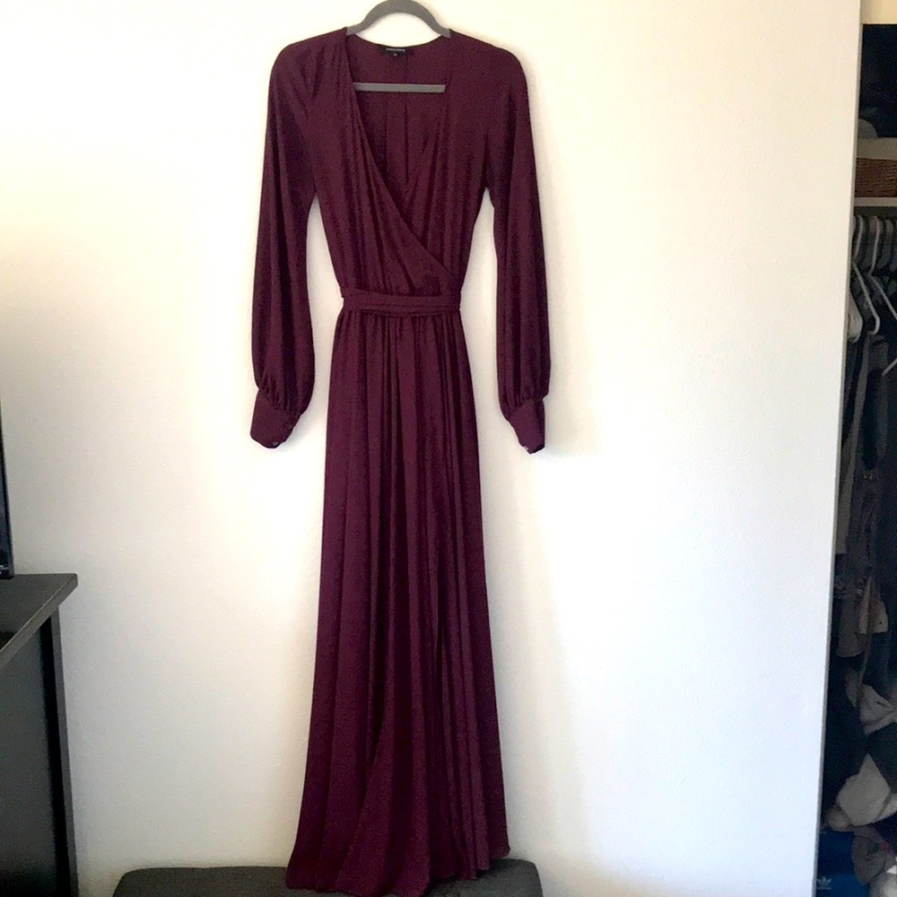 Olivaceous Long flowing dress Never Worn